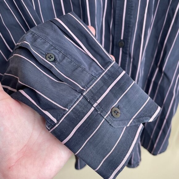 Ted Baker London Button Up Long Sleeve Shirt Mens Size Medium Work Business - Picture 3 of 7